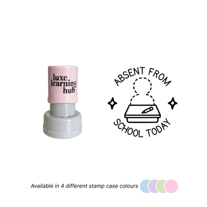 Absent From School Today Stamp