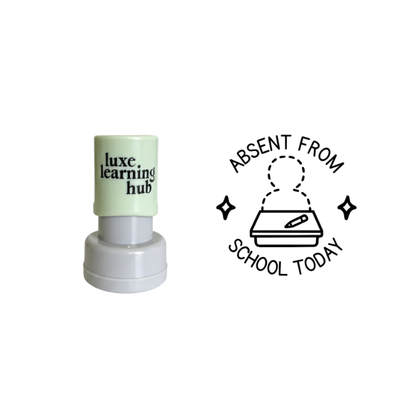 Absent From School Today Stamp