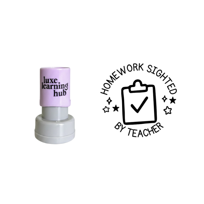 Homework Sighted By Teacher Stamp