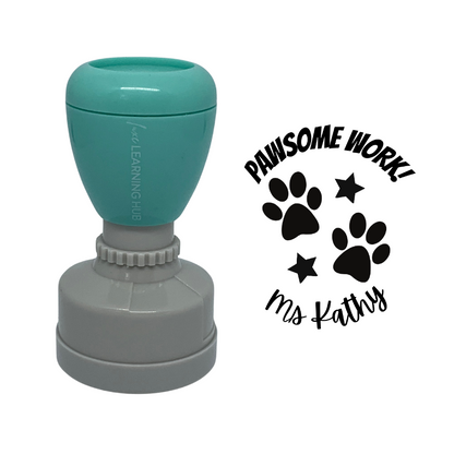 Custom Pawsome Work Stamp