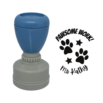 Custom Pawsome Work Stamp