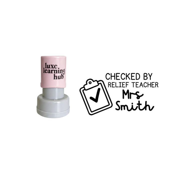 Checked By Teacher Stamp