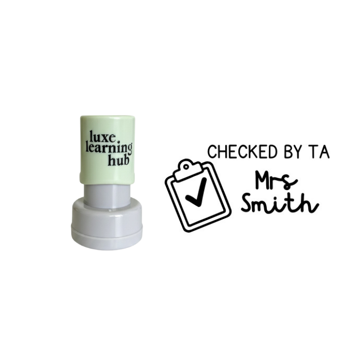 Checked By Teacher Stamp