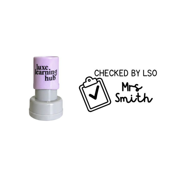 Checked By Teacher Stamp