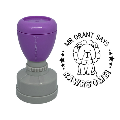 Custom Rawrsome Merit Stamp