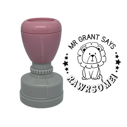 Custom Rawrsome Merit Stamp