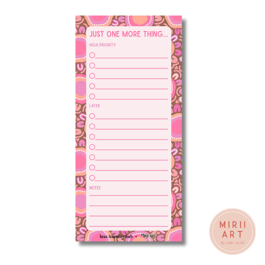 Rise with the Tide To Do List
