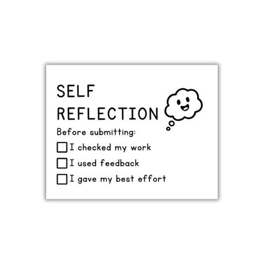 Upper Years Self Reflection Stamp