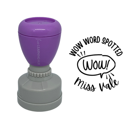 Custom WOW Word Spotted Stamp