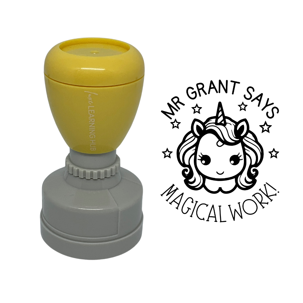 Custom Magical Work Stamp