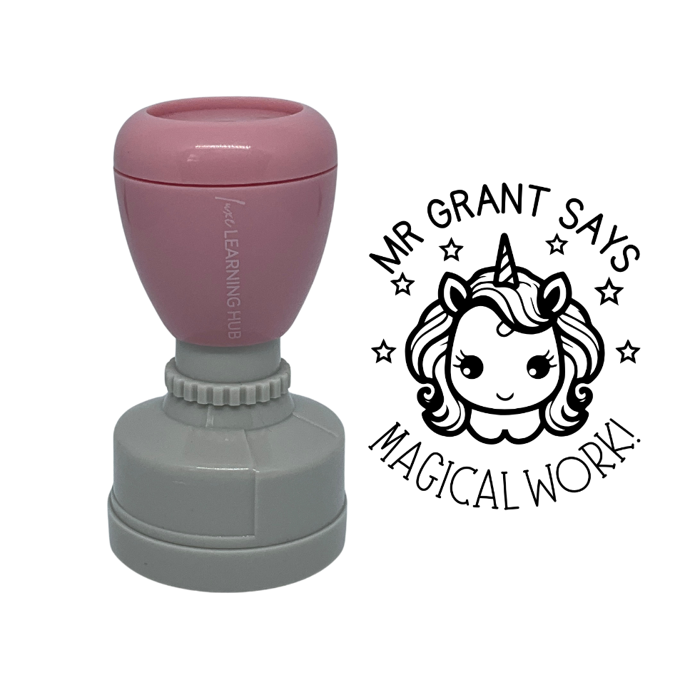 Custom Magical Work Stamp