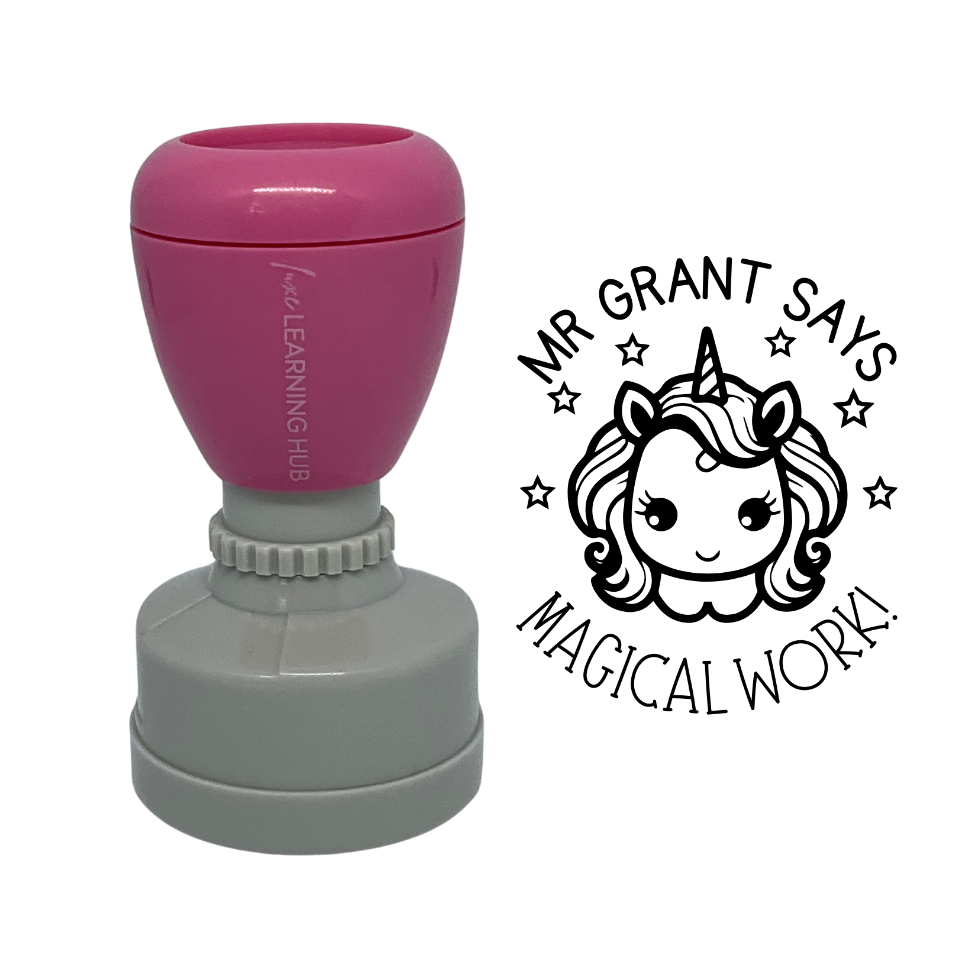 Custom Magical Work Stamp