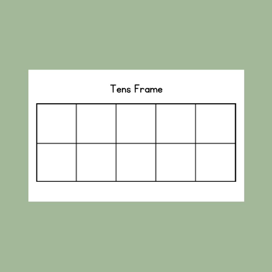 Tens Frame Stamp – Luxe Learning Hub