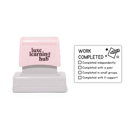 Work Completed Stamp