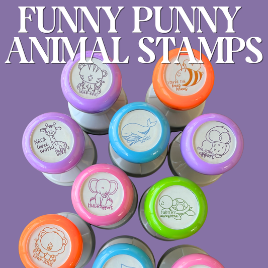 Funny Punny Animal Stamps