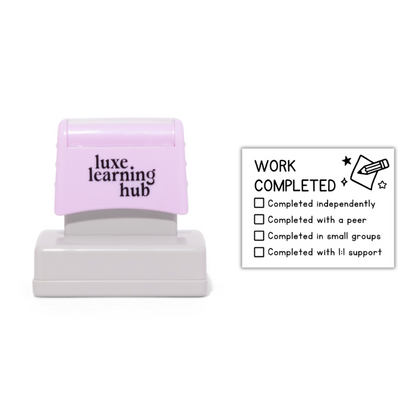 Work Completed Stamp