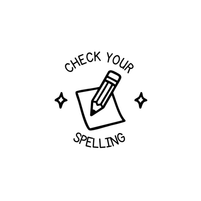 Check Your Spelling Stamp