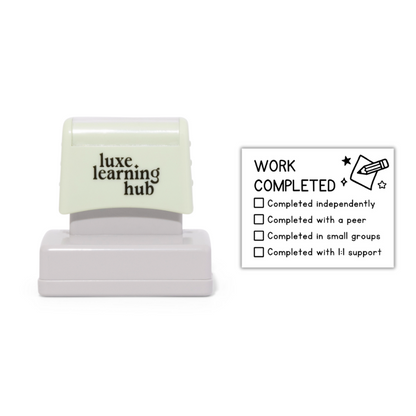 Work Completed Stamp