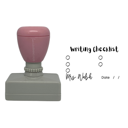 Writing Checklist Stamp
