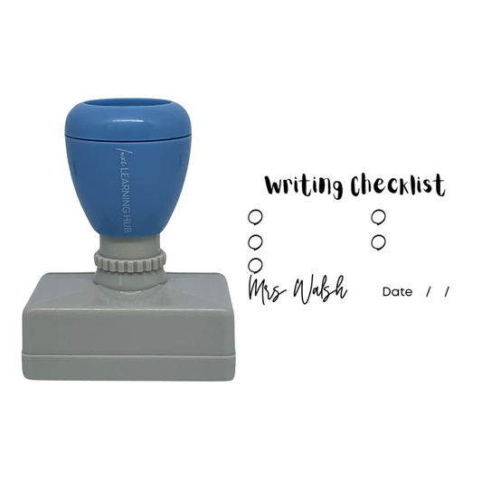 Custom Writing Checklist Stamp