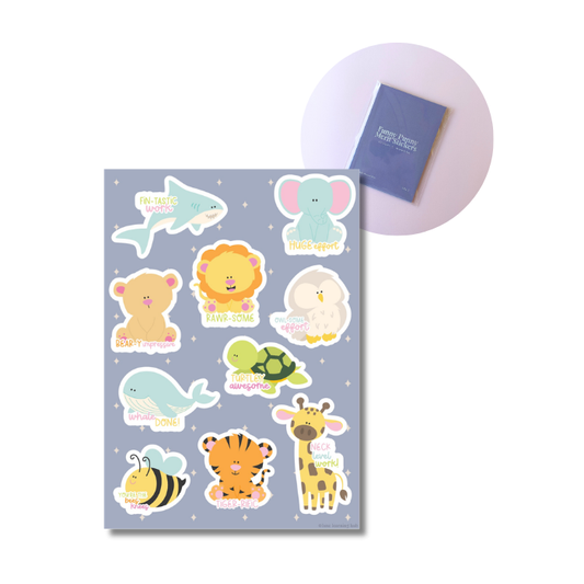Pocket Pal Punny Animal Sticker Book