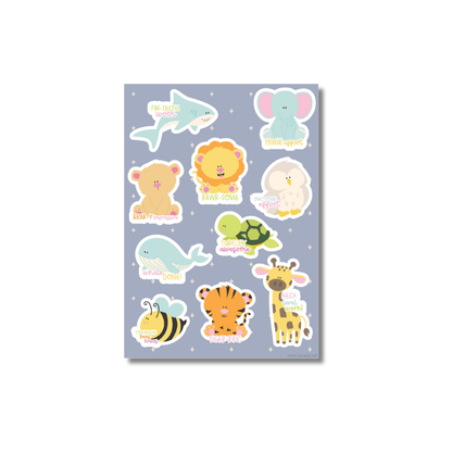 Pocket Pal Punny Animal Sticker Book