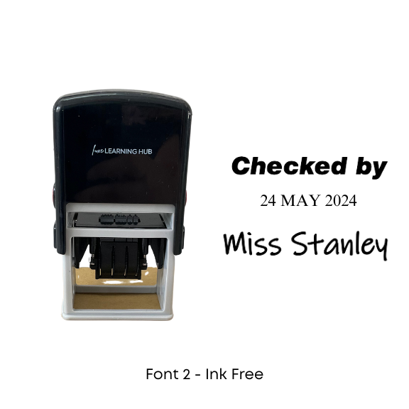 Self-Inking Custom Date Stamp