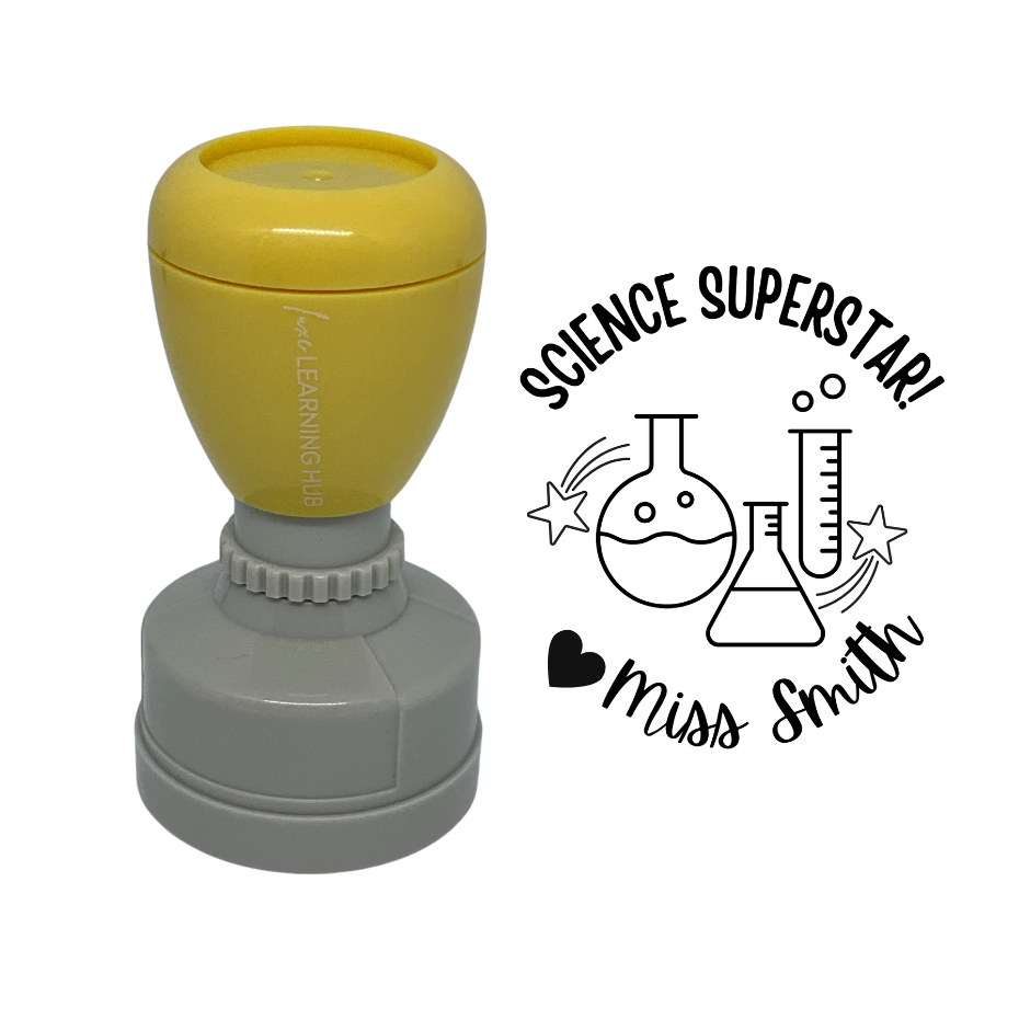 Custom Science Superstar Stamp