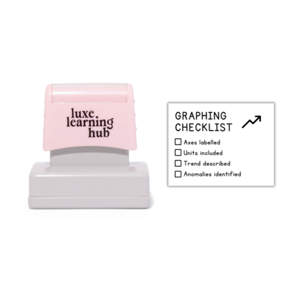 Graphing Checklist Stamp