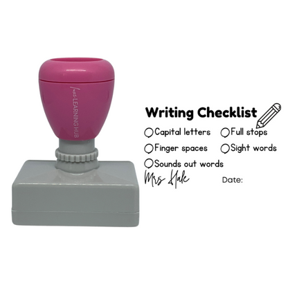 Custom Early Primary Writing Checklist Stamp