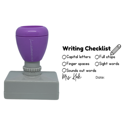 Custom Early Primary Writing Checklist Stamp