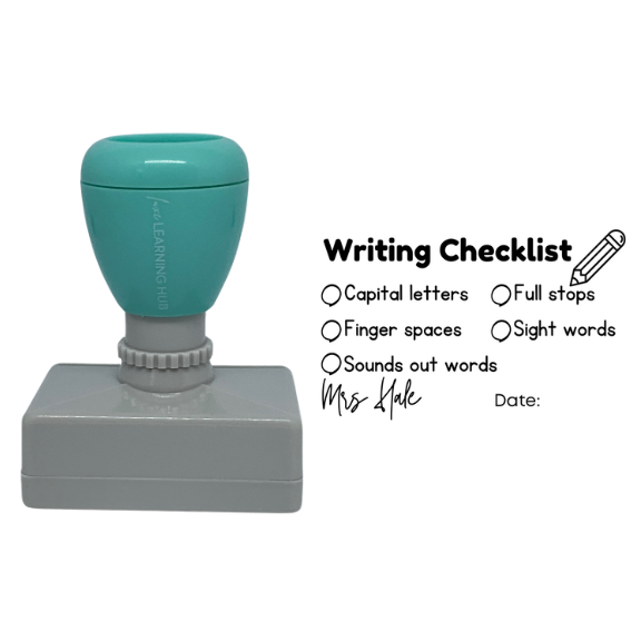 Custom Early Primary Writing Checklist Stamp