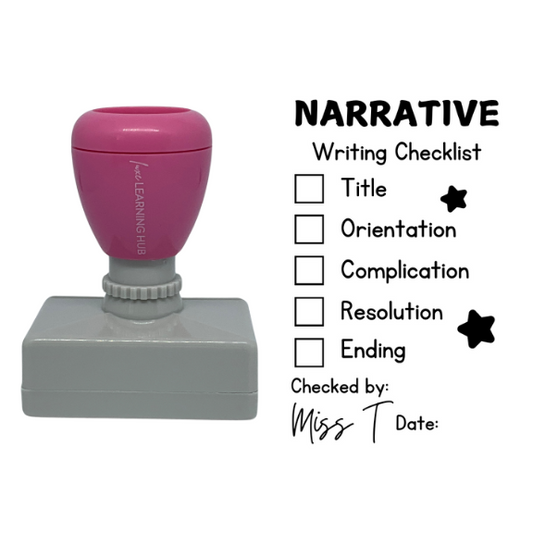 Narrative Writing Checklist Stamp