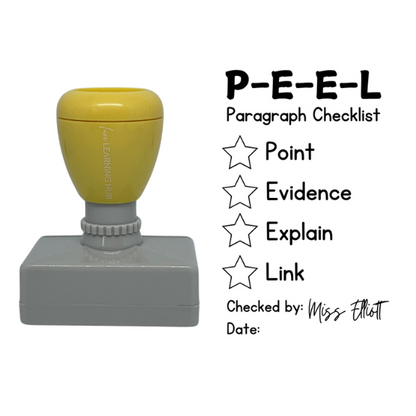 P-E-E-L Checklist Stamp