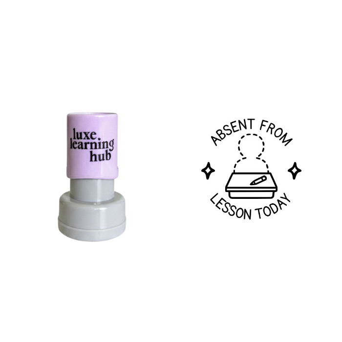 Absent From Lesson Today Stamp