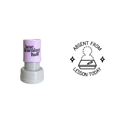 Absent From Lesson Today Stamp