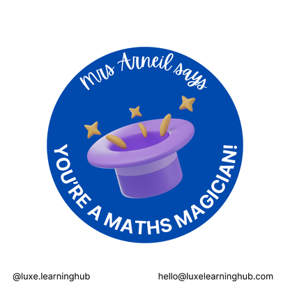 Custom Maths Mini Stickers