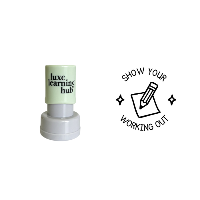 Show Your Working Out Stamp