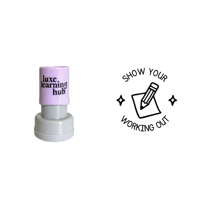 Show Your Working Out Stamp