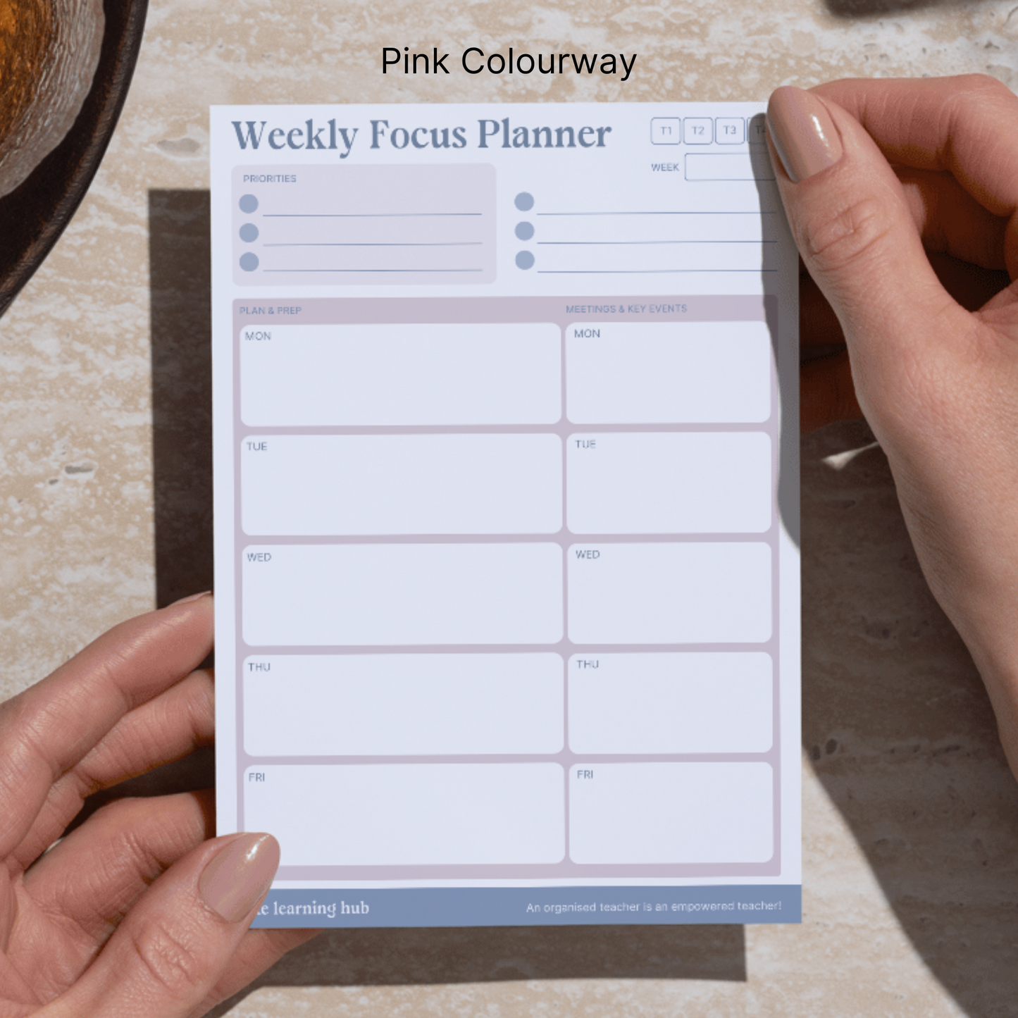 Weekly Focus Planner Pad