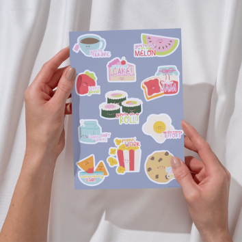 Punny Food Sticker Pack