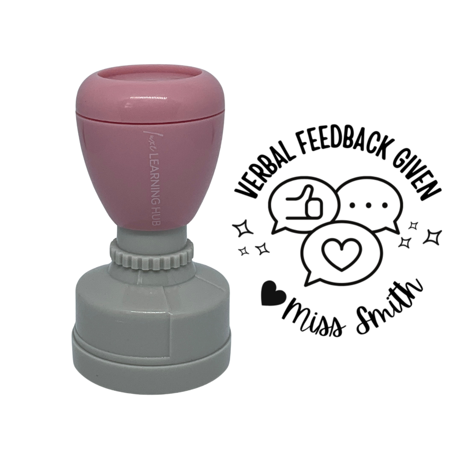 Custom Verbal Feedback Given Stamp