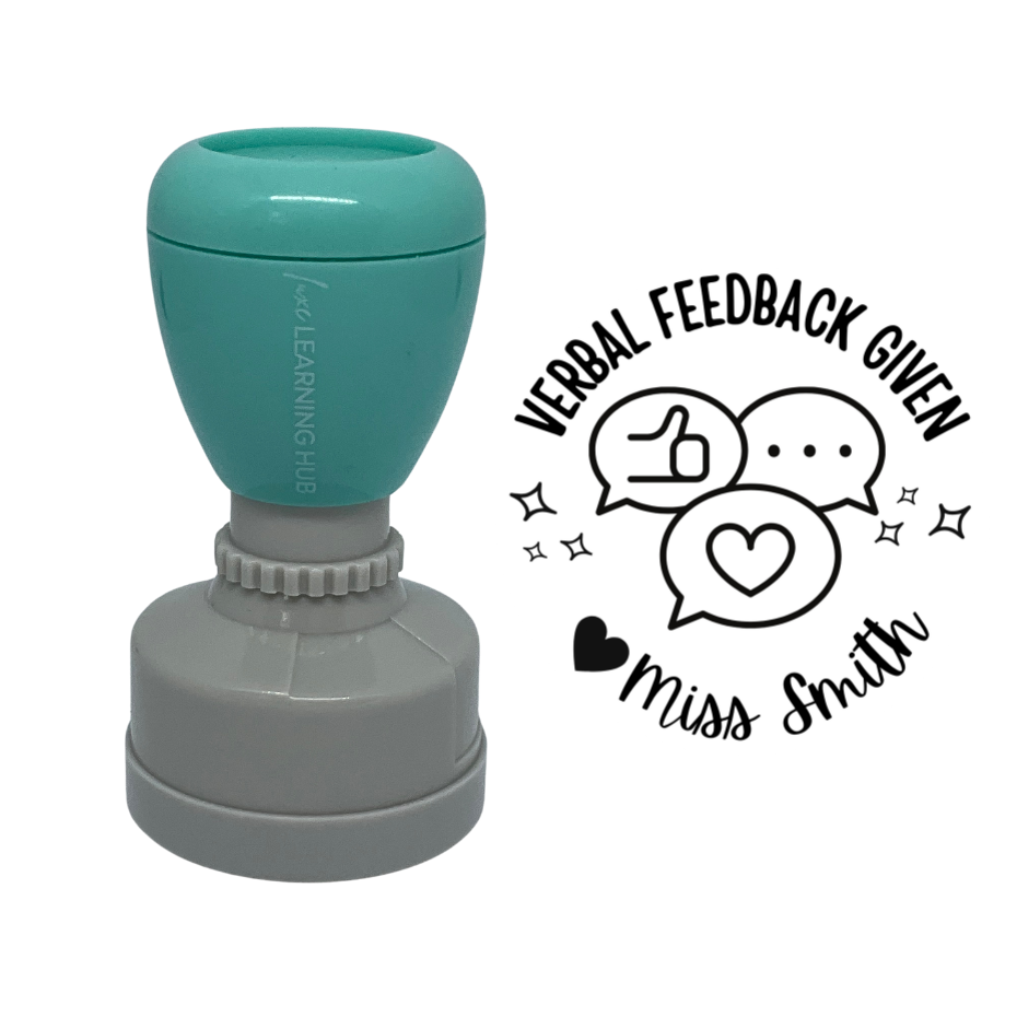 Custom Verbal Feedback Given Stamp