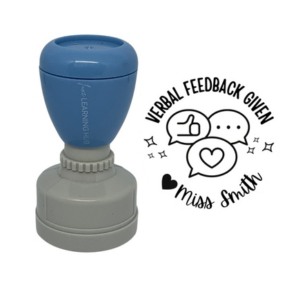 Custom Verbal Feedback Given Stamp