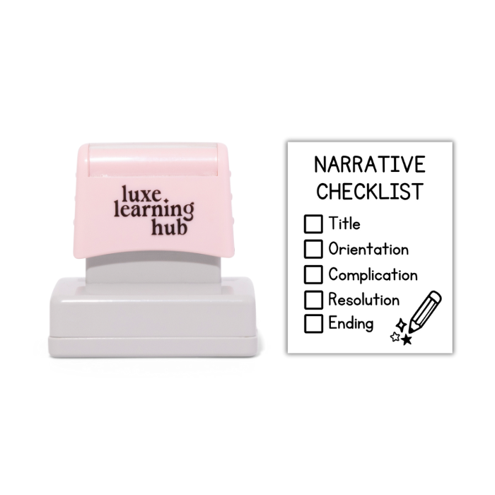 Narrative Writing Checklist Stamp