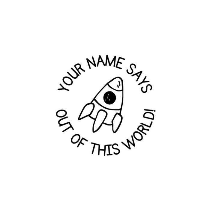 Out of this World Stamp