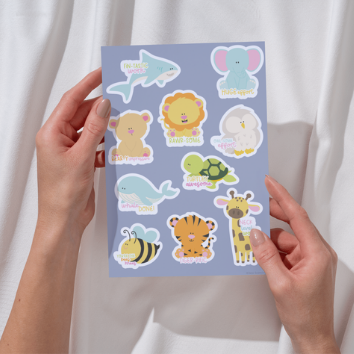 Punny Animal Sticker Pack