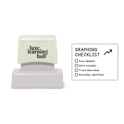 Graphing Checklist Stamp