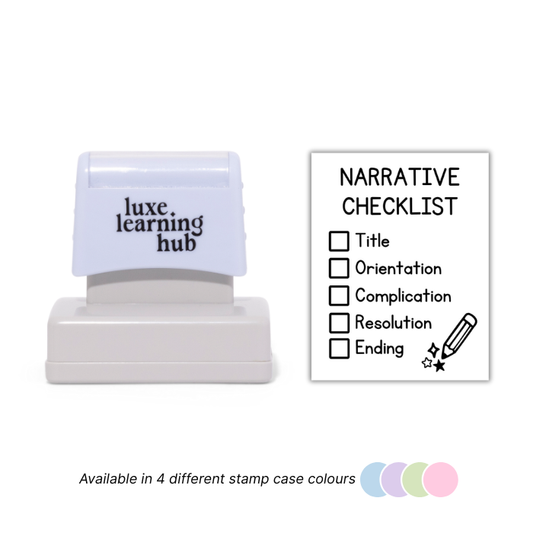 Narrative Writing Checklist Stamp