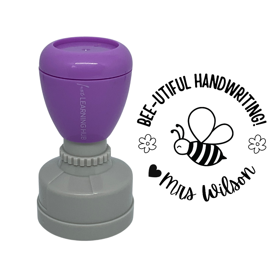 Custom Bee-utiful Handwriting Stamp